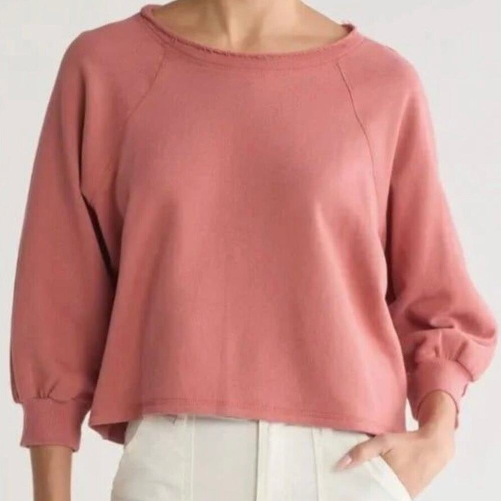 NWT Marine Layer Johanna Fleece Sweatshirt In 
Aragon